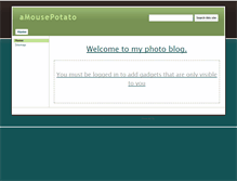 Tablet Screenshot of amousepotato.com
